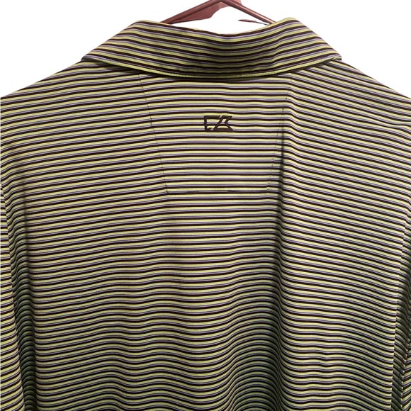 Cutter & Buck Green‎ Striped Polo Shirt. Size XL. Good condition - Picture 3 of 5